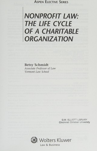 Nonprofit law