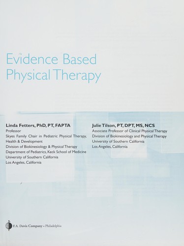 Evidence-Based Physical Therapy