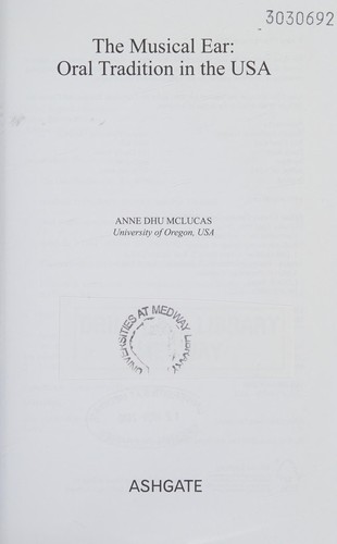 The Musical Ear