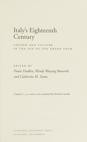 Italy's Eighteenth Century