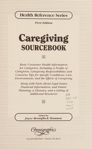 Caregiving Sourcebook