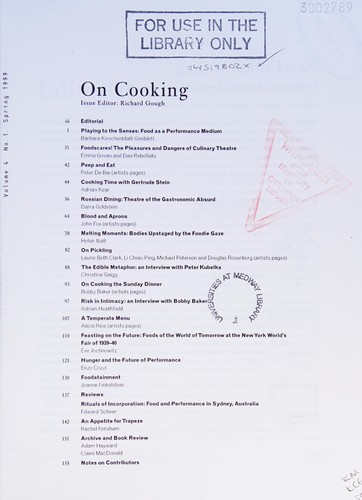 On cooking