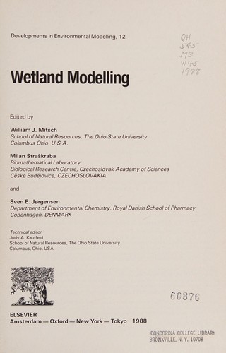 Wetland modelling