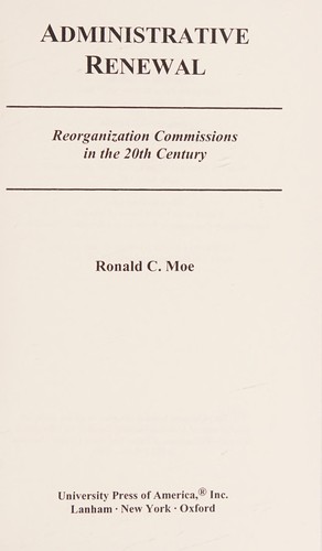 Administrative Renewal