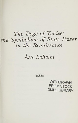 The Doge of Venice