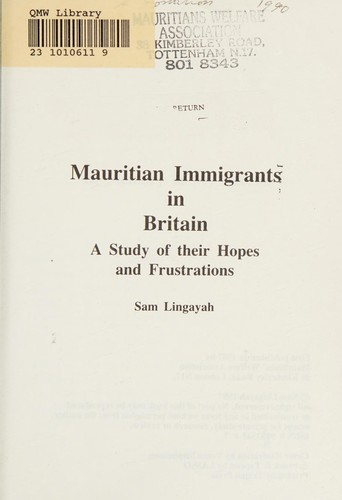 Mauritian Immigrants in Britain