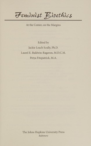 Feminist Bioethics