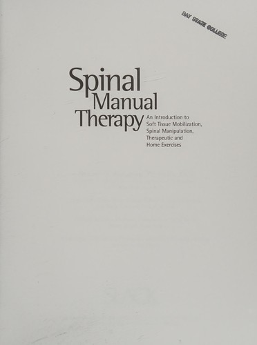 Spinal Manual Therapy