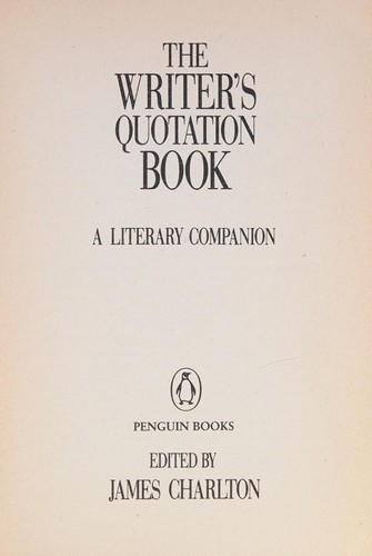 The Writer's quotation book