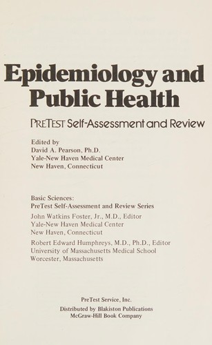 Epidemiology and public health