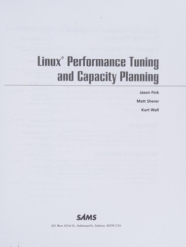 Linux Performance Tuning and Capacity Planning