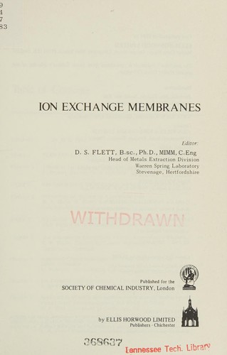 Ion Exchange Membranes