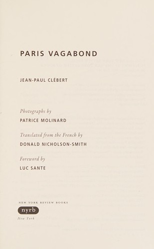 Paris vagabond