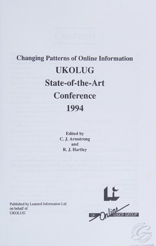 Changing Patterns of Online Information