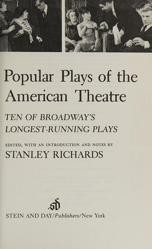 The Most Popular Plays of the American Theatre