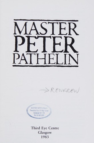 Master Peter Pathelin