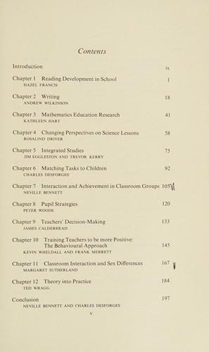 Behaviourism and learning theory in education