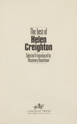 The best of Helen Creighton