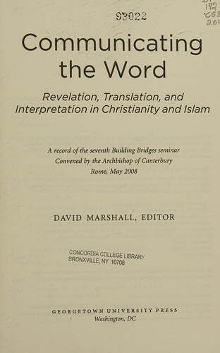 Communicating the word