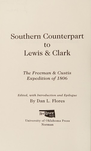 Southern counterpart to Lewis & Clark