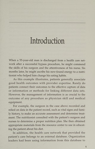 An Introduction to the Management of Information Standards for Health Care Organizations