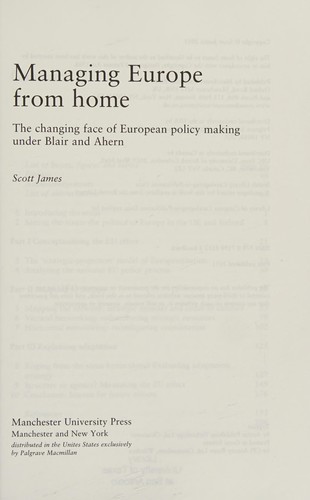 Managing Europe from home