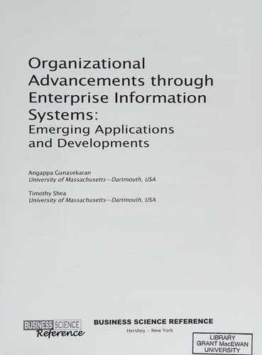 Organizational Advancements Through Enterprise Information Systems