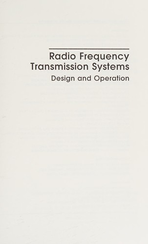 Radio frequency transmission systems