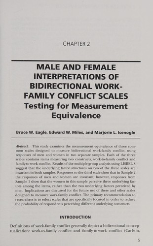 Equivalence in measurement