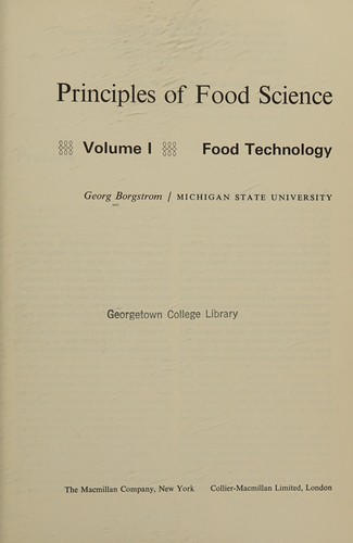 Principles of Food Science