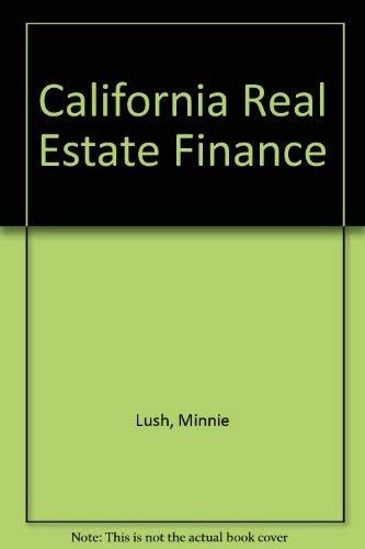California Real Estate Finance