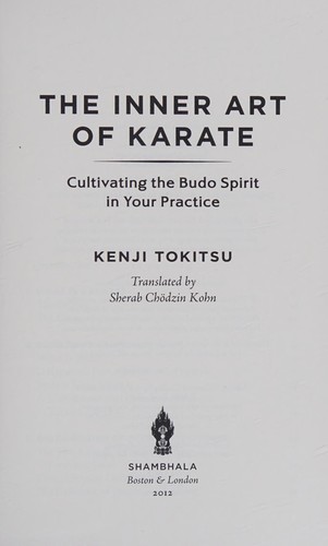 The Inner Art of Karate