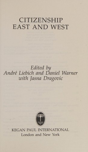 Citizenship, East and West