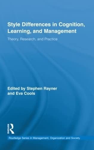 Style Differences in Cognition, Learning, and Management