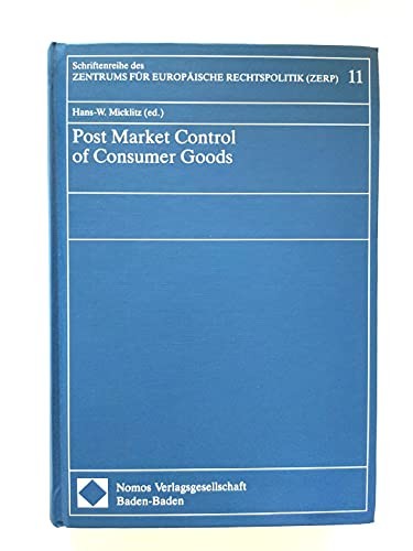 Post market control of consumer goods