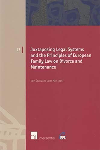 Juxtaposing Legal Systems and the Principles of European Family Law on Divorce and Maintenance
