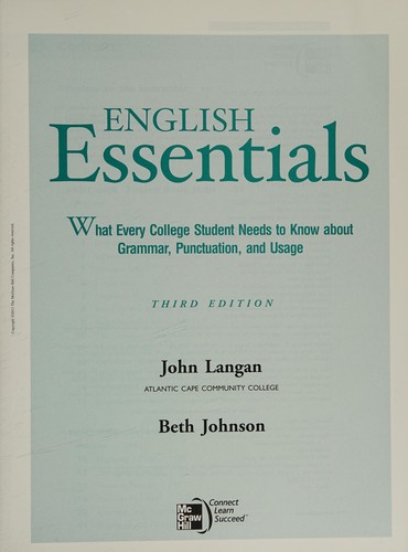 English essentials