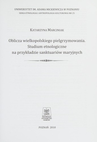 Oblicza wielkopolskiego pielgrzymowania