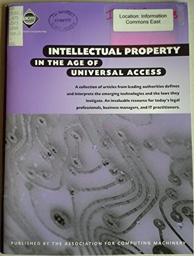 Intellectual Property in the Age of Universal Access