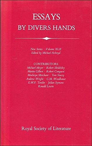 Essays by divers hands