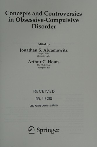 Handbook of OCD