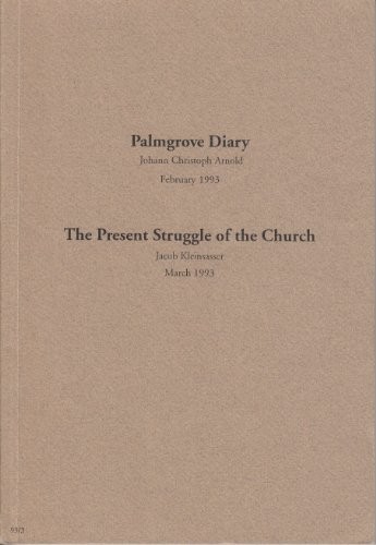 Palmgrove Diary