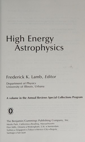 High Energy Astrophysics