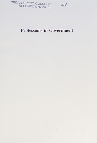 Professions in Government