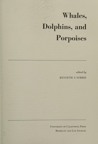 Whales, dolphins, and porpoises