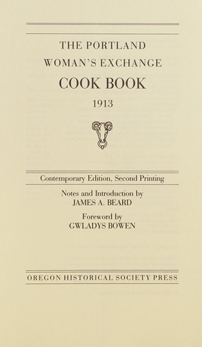 The Portland Woman's Exchange Cook Book