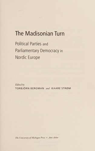 The Madisonian Turn