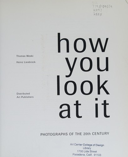 How You Look at It
