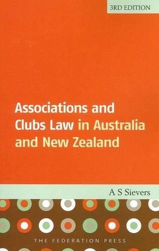Associations and Clubs Law in Australia and New Zealand