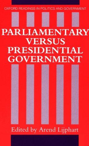 Parliamentary versus presidential government